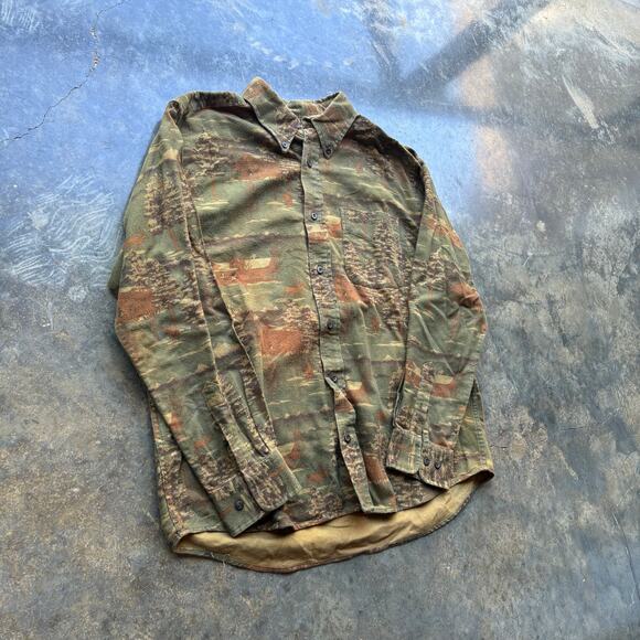 Vintage Eddie Bauer Cotton Button Up Shirt - Picture 2 of 5